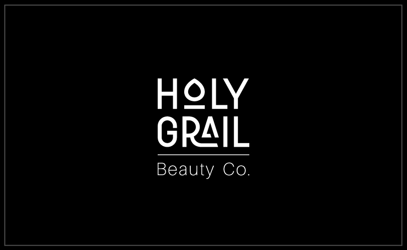 Brand Design - Holy Grail Cosmetics logo white