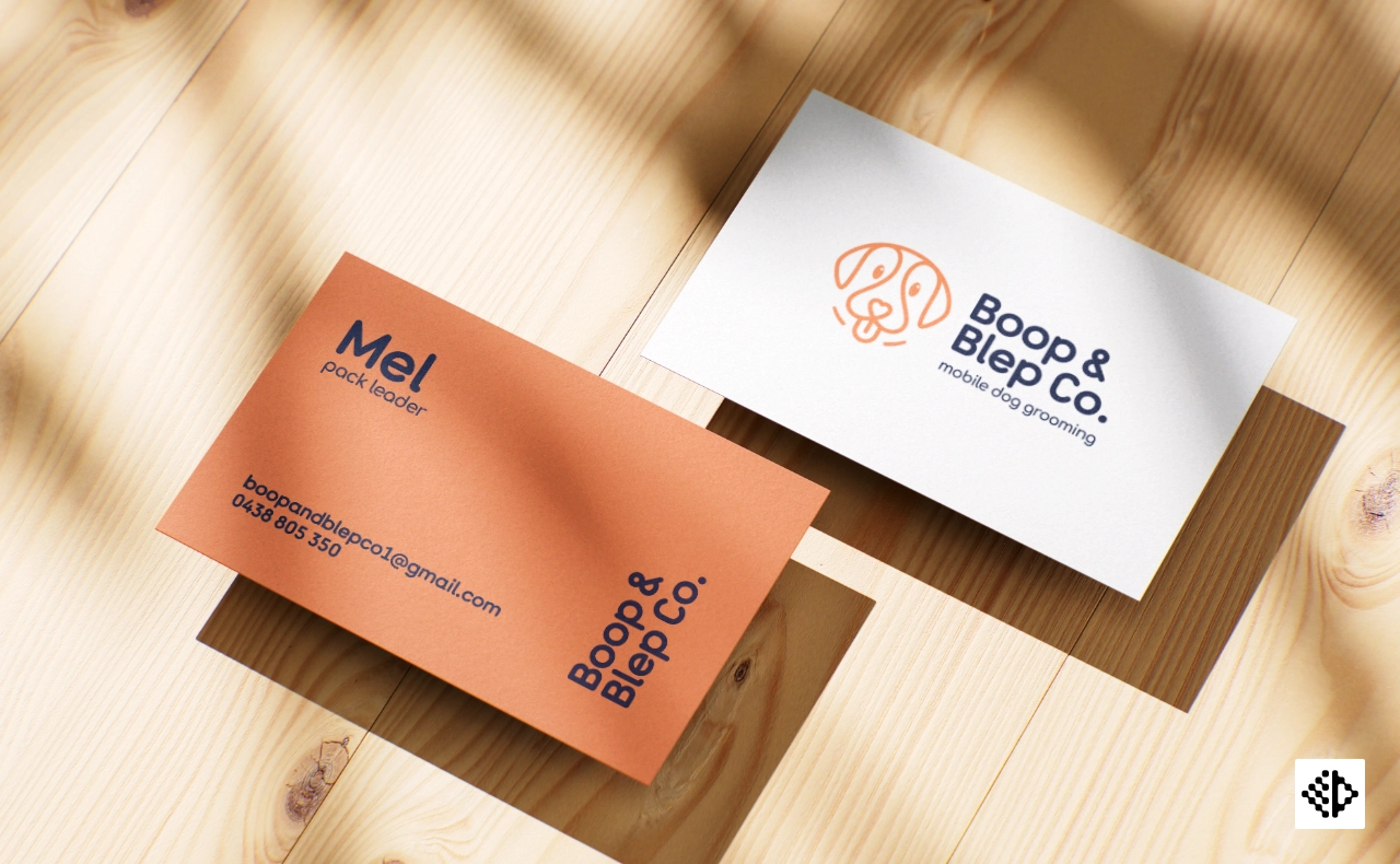 Boop & Blep Co business card
